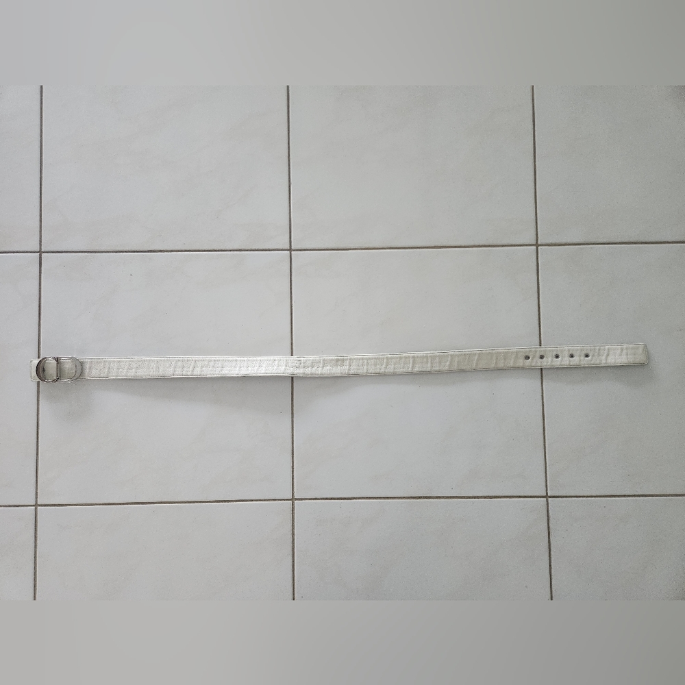 Dior ladies reversible belt, cream and printed on the other side, fits 6/8 - Picture 9 of 9